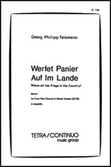 Werfet Panier Auf Im Lande SATB choral sheet music cover